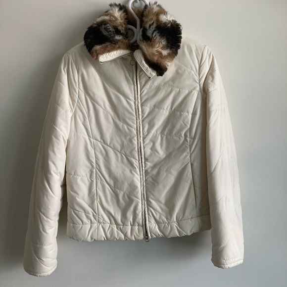MISS SIXTY White Puffer Ski Jacket - Picture 4 of 5